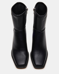 HARP Black Square-Toe Block Heel Women's Ankle Boot | Steve Madden online