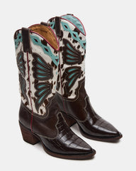 ARROYO Blue Multi Western Pointed-Toe Wome's Boot | Steve Madden near me