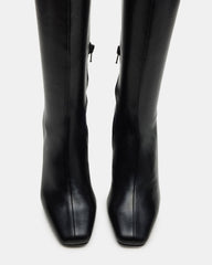HOLLY Black Wide Calf Women's Knee-High Square-Toe Boot | Steve Madden online