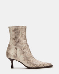 STASIA Natural Snake Pointed-Toe Kitten Heel Women's Ankle Boot | Steve Madden near me