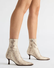 STASIA Natural Snake Pointed-Toe Kitten Heel Women's Ankle Boot | Steve Madden near me