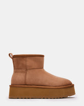 CRUE Chestnut Faux Fur Lined Bootie | Women's Booties | Steve Madden discount