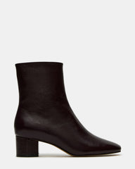 STROME Wine Patent Block Heel Women's Ankle Boot | Steve Madden for Sale