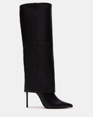 SMITH Black Leather Women's Cuffed Stiletto Boot | Steve Madden near me