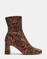 HUSH Snake Square Toe Bootie | Women's Ankle Boots | Steve Madden online