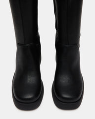 BERKLEIGH Black Wide Calf Women's Knee High Boot | Steve Madden US