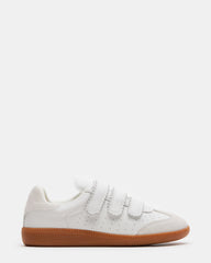 MOMENTUM White Velcro Low-Top Sneaker | Women's Sneakers | Steve Madden online