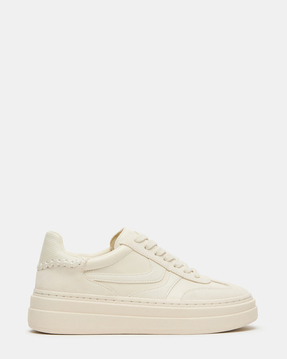 DODGE Off-White Low-Top Platform Women's Sneaker | Steve Madden Sale