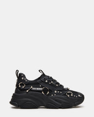 POSSESSION Piercing Black Platform Lace-Up Women's Sneaker | Steve Madden near me