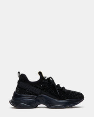 MAXIMA Black Rhinestones Women's Sneakers | Steve Madden for Sale
