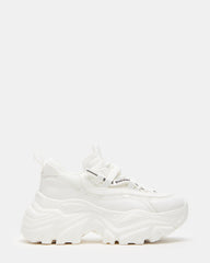 RECOUPE White Women's Chunky Platform Low-Top Sneaker | Steve Madden near me