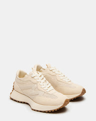 CAMPO Natural Raffia Lace-Up Women's Sneaker | Steve Madden for Sale