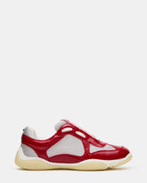 DUSTIN Red Mesh Lace-Up Low-Top Women's Sneaker | Steve Madden for Sale