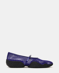 VICKEE Blue Mesh Mary Jane Buckle Chunky Sole Ballet Women's Sneaker | Steve Madden online