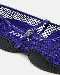 VICKEE Blue Mesh Mary Jane Buckle Chunky Sole Ballet Women's Sneaker | Steve Madden online