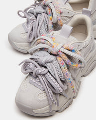 PRYCE Grey Low-Top Lace-Up Chunky Platform Women's Sneaker | Steve Madden near me
