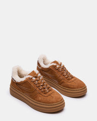 DODGE Faux Fur Low-Top Platform Women's Sneaker | Steve Madden outlet