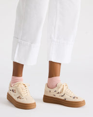 DODGE Floral Multi Low-Top Platform Women's Sneaker | Steve Madden Sale