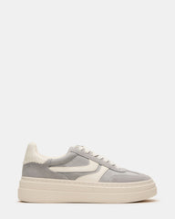 DODGE Grey Multi Low-Top Platform Women's Sneaker | Steve Madden US