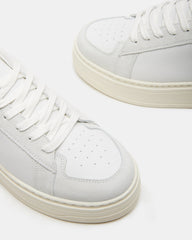 DOMINO White Leather Tonal Platform Sneaker | Women's Sneakers | Steve Madden near me