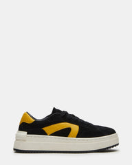 KICKFLIP Black Suede Platform Low-Top Sneaker | Women's Sneakers | Steve Madden discount
