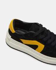 KICKFLIP Black Suede Platform Low-Top Sneaker | Women's Sneakers | Steve Madden discount