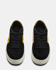 KICKFLIP Black Suede Platform Low-Top Sneaker | Women's Sneakers | Steve Madden discount