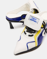 SHEVRON Blue Multi Pointed-Toe Lace-Up Women's Sneaker | Steve Madden near me