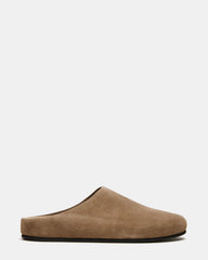 FERN Taupe Suede Mule Slip-On Round-Toe Women's Flat | Steve Madden near me
