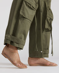 MINO Blush Rhinestones Women's Flat | Steve Madden Sale