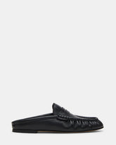 RAFE Black Leather Slip-On Mule Women's Flat | Steve Madden for Sale