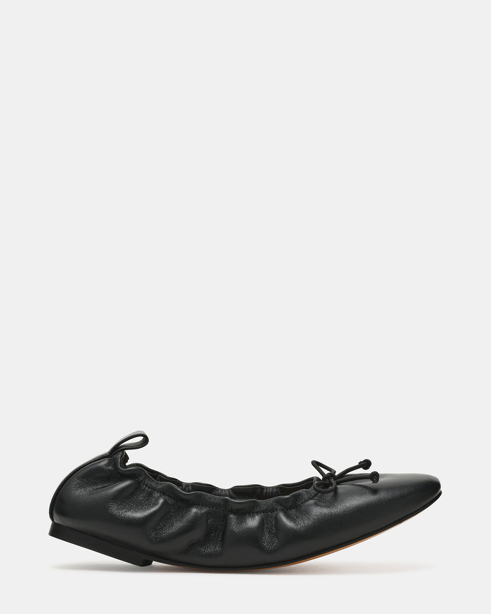 LANTI Black Leather Bow Round-Toe Women's Flat | Steve Madden near me