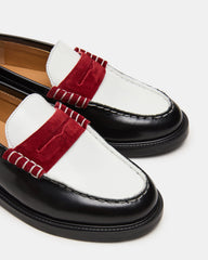 MADISON Black/Red Women's Penny Loafer | Steve Madden near me