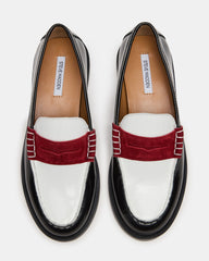 MADISON Black/Red Women's Penny Loafer | Steve Madden near me