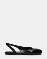 ZEST Black Slingback Cut-Out Round-Toe Women's Flat | Steve Madden on Sale