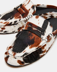 RAFE Brown Multi Slip-On Mule Women's Flat | Steve Madden Sale