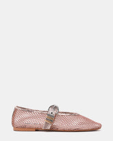 LUCIA Blush Multi Mesh Mary Jane Ballet Women's Flat | Steve Madden discount