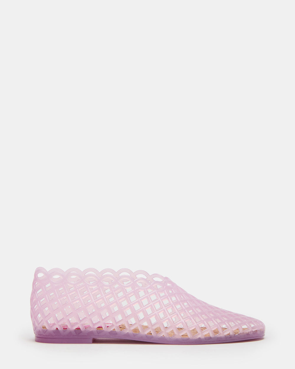 GROVE Pink Square-Toe Jelly Women's Flat | Steve Madden outlet