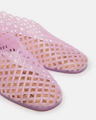 GROVE Pink Square-Toe Jelly Women's Flat | Steve Madden outlet