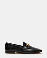 GRAFTON Black Leather Women's Loafer | Steve Madden on Sale