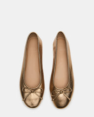 VIXEN Gold Women's Ballet Flats | Steve Madden discount