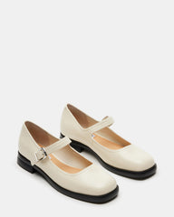DELANCY Bone Leather Women's Mary Jane Flats | Steve Madden on Sale