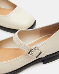 DELANCY Bone Leather Women's Mary Jane Flats | Steve Madden on Sale