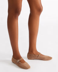 DREAMING Taupe Suede Women's Mary Jane Flats | Steve Madden online
