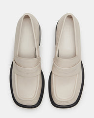 BAXTER Bone Leather Women's Block Heel Loafer | Steve Madden near me