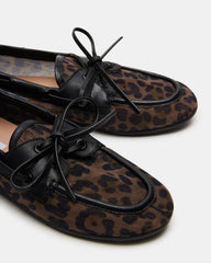 SAG Black/Leopard Women's Boat Shoe | Steve Madden for Sale