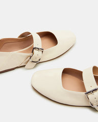JENNI Bone Leather Women's Square-Toe Mary Jane Ballet Flat | Steve Madden for Sale