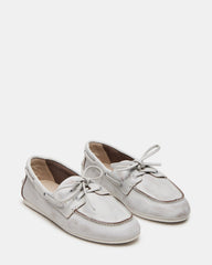 SAG White Leather Women's Boat Shoe | Steve Madden discount