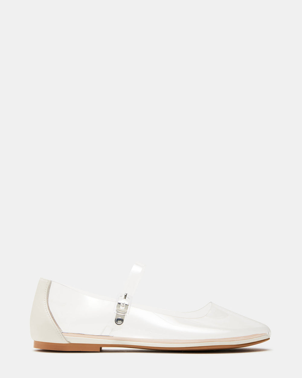VINETTA Clear Mary Jane Ballet Flat | Women's Flats | Steve Madden US