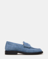 MADISON Denim Fabric Women's Penny Loafer | Steve Madden online